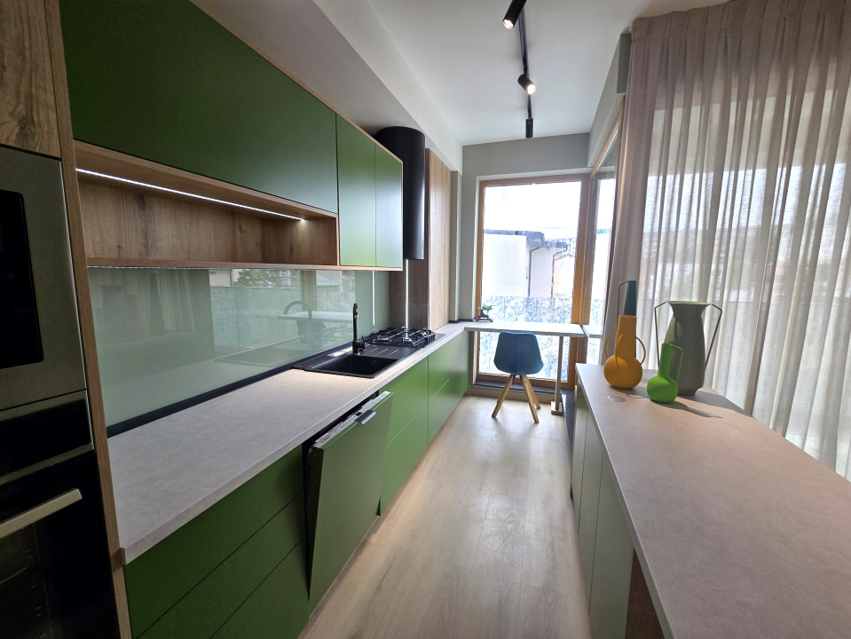 Apartament 3 camere Domenii bloc 2025 parcare subterana incalzire pardoseala 