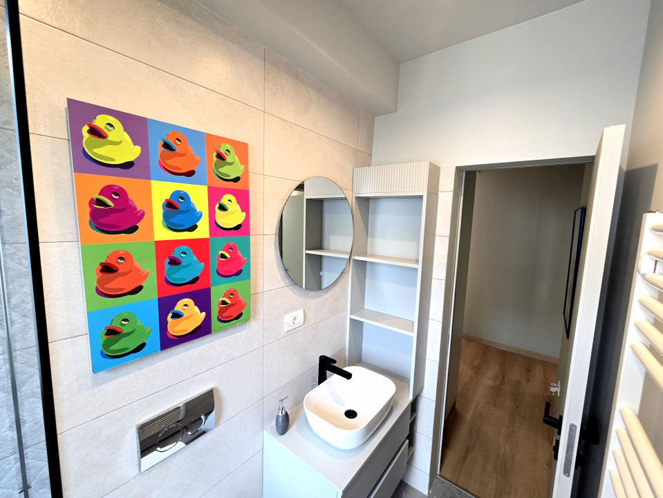 Apartament 3 camere Domenii bloc 2025 parcare subterana incalzire pardoseala 